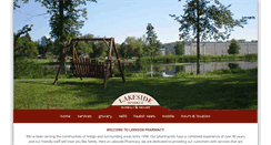 Desktop Screenshot of lakesidepharm.com